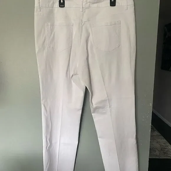 Nine West White Straight leg Size 20W denim jeans - Picture 4 of 9